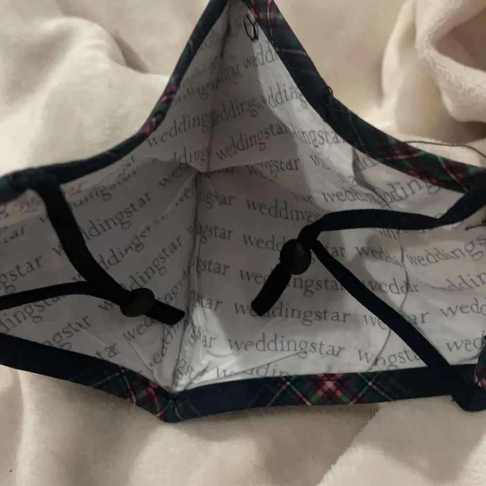 New plaid face mask